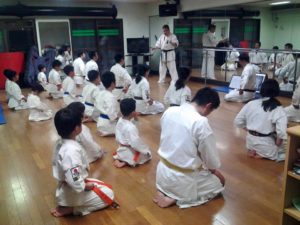 大分県本部長に来館頂き、直接指導を頂きました。