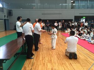 「第35回広瀬正雄記念拳法選手権大会」が開催されました。別府道場からは8名の選手が出場いたしました。