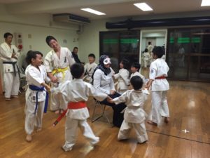 今回の練習では、練習後にレクレーションを行いました。