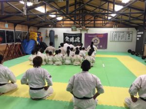 7月13日（水）、審判の講習、打ち合わせと出稽古に佐藤道場へ合同練習に参加させて頂きました。