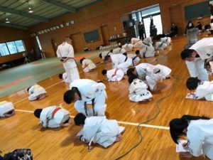 1月29日（日）、士道館大分県支部にて昇級試験が行われました。