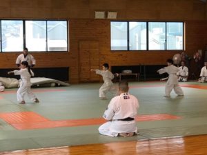 1月29日（日）、士道館大分県支部にて昇級試験が行われました。