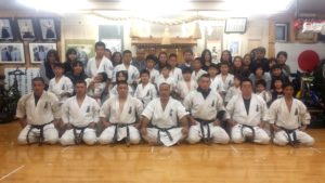 平成29年10月23日（月）、村上塾長と瀬〆師範が大分へ来県され、大分県大分市の大分県本部道場にて合同稽古を行いました。