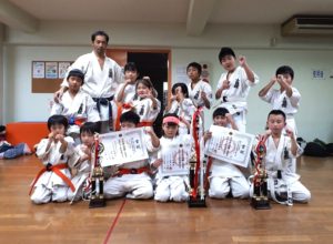 平成29年12月3日（日）に別府市のべっぷアリーナにて開催された「第19回一進会杯争奪西日本空手道選手権大会」と「第18回紅拳士全日本空手道選手権大会」にて士道館・別府道場の選手が入賞しました。