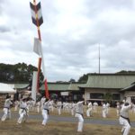 1月14日（日）、大分市の護国神社にて毎年恒例の寒稽古を行いました。