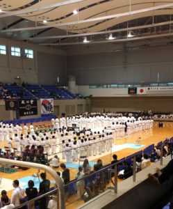 2018年5月13日（日）にべっぷアリーナにて「第10回 統一全日本空手道選手権大会 ～第12回JKJO全日本ジュニア空手道選手権大会・選抜指定大会～」が開催されました。