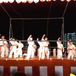 平成30年8月30日（土）「しんせい祭り」にて士道舘北部エリアの子どもたちが形と板わりを披露しました。