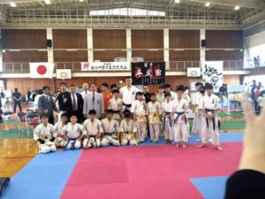 令和5年4月23日（日）、福岡県にて「平成館」主催の「第11回絆平成館空手道交流大会」が開催されました。